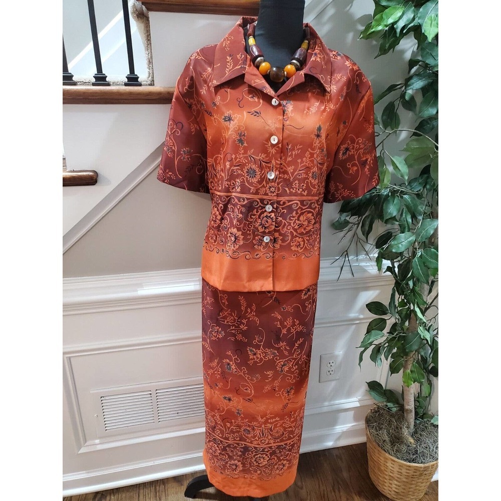Two Twenty Women's Floral Polyester Casual Blazer & Maxi Dress 2 Piece Suit 2XL